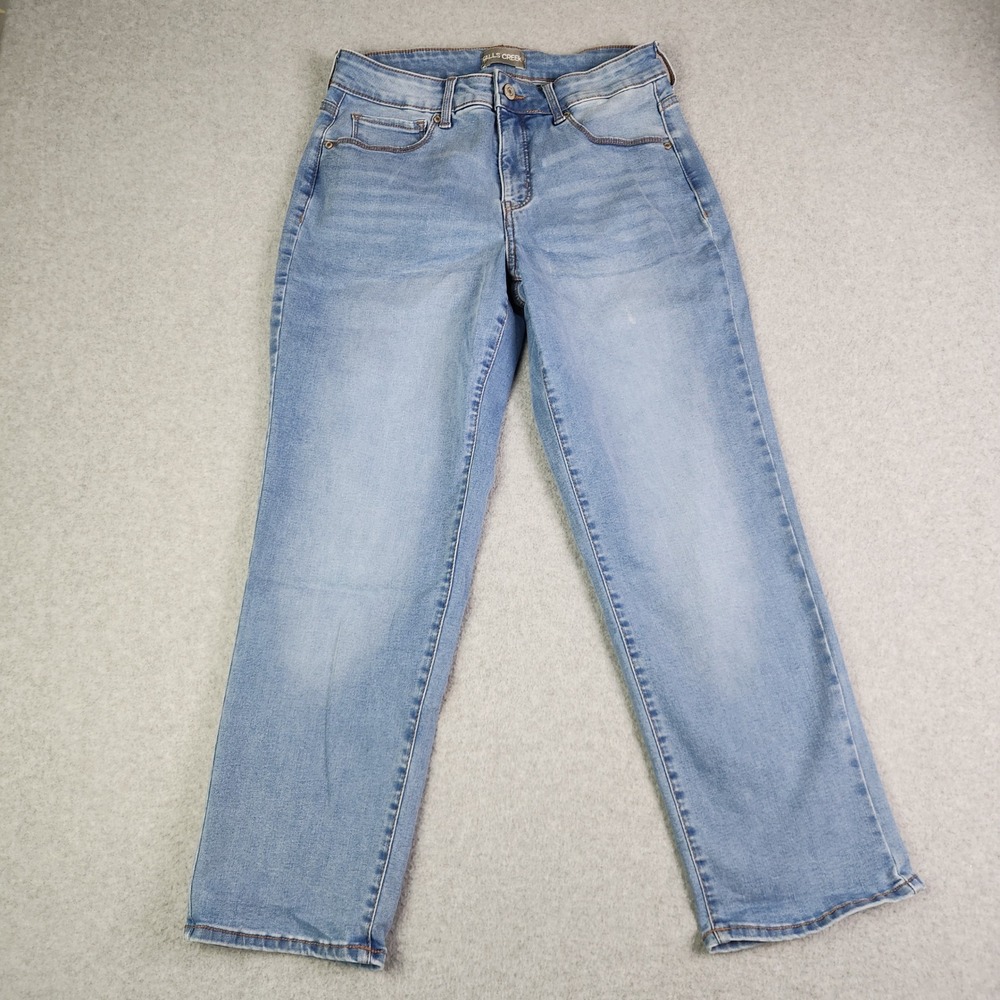 Falls Creek Jeans‎ Womens 10 Blue Denim Faded Streetwear Americana Straight Leg